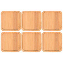 Lot de 6 jardinières créatives en bambou