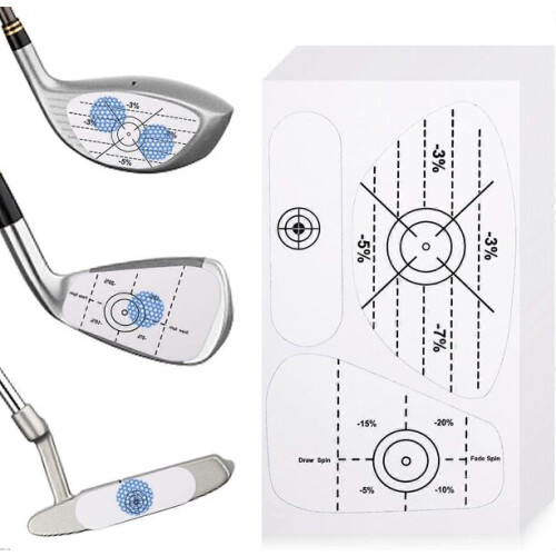 100pcs Golf Putter Strips Self-Learning Alignment Stick