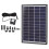 Fonteinpomp 6W ABS filter zwembadpomp 1