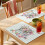 Oster-Tischsets, 8er-Set mit Eiern, Hasen und Blumen 4