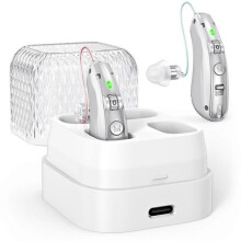 USB Rechargeable Hearing Aids for Seniors,Personal Sound Amplifier, Adult Hearing Aid with Charging Case