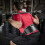 Leather adjustable weightlifting belt with lock 4