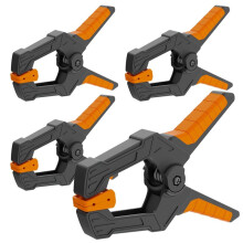6inch Spring Clamps,4Pack Clamps for Woodworking Work,Fixing Backgrounds and Photography DIY,3.35 Inch Mouth Opening