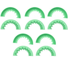 10 Stück 3-12 mm Lochbohrer, 10 Verschiedene Modelle, Schleif- und Schärferwerkzeug, Motorbetriebenes Werkzeug zum Polieren und Schleifen, Geeignet