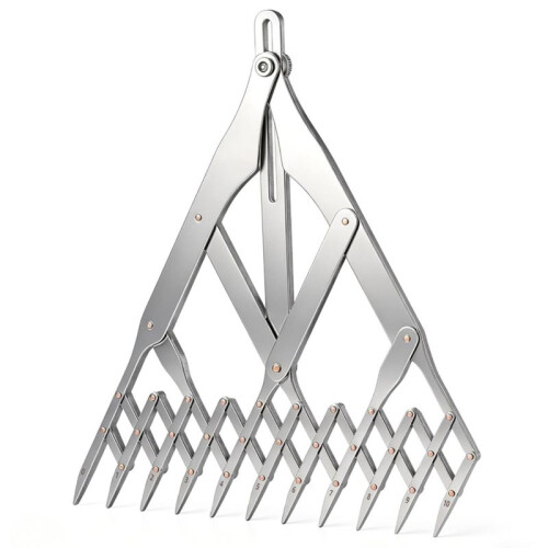 Equal Spacing Divider Tool, 11 Teeth Leather Divider for Quick Marking, Perspective Grid and Bag Nail Layout