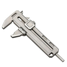 Caliper Measuring Tool, Vernier Caliper, 50mm/1.9in Pocket Ruler Portable Metal Measuring Tool, Traditional Style