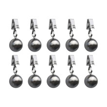 10 Pack Heavy Duty Tablecloth Weights, Tablecloth Pendants,Outdoor Windproof Clips for Curtains, Flags, Banners