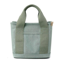Große Damenhandtaschen aus Canvas mit Fächern