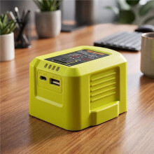Draagbare 100W Snellader ADP01 voor 18V ONE+ Lithiumbatterijlader met USB-Poort en Tweewegs Laadfunctie