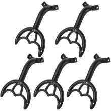 5 Stück Deckenventilator Blattarm Ersatz Metall Ventilator Arm Halterung Decken Reparaturteile für Innen- und Außenbereich Schwarz