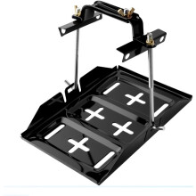 Car Battery Hold Down Kit,High Strength Car Battery Holder Bracket Kit with Adjustable Bracket Clamp,J Hooks