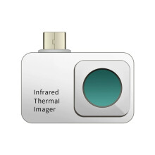 Câmera Térmica Inteligente para Smartphone Android, Imagem Térmica Infravermelha de 256x192 com Ampla Faixa de Temperatura de -15 A 600