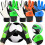 Kinder-Fußballtorwarthandschuhe Grün L 2
