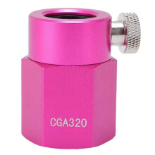 CO2 Quick Connect Cylinder Refill Adapter Filling Adaptor Charing Station for Canister