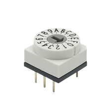 10PCS PT65103 0-F/16-Bit Rotary Coding DIP 3:3 Positive