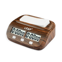 LEAP Chess Clock Digital Chess Timer with Count Countdown,Portable Game Timer for Chess,Board Games & Tournament