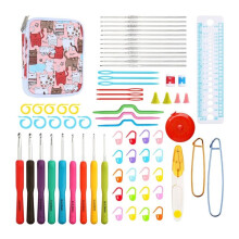 Crochet Hooks Set DIY Crochet Needles Yarn Weave Kits for Knitting Gloves and Sweaters,for Fine Working