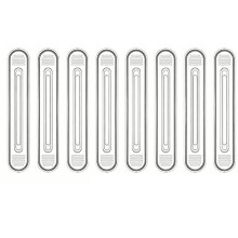 Rubber Chair Wall Protector From Chair Back,8 Pack Clear Furniture Bumpers Silicone Cabinet Door for Shower Doors,Drawer