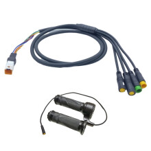 Pour Moteur Central pour Bafang 1T4, Ligne Principale M300 M400 M420 M620, Commande des Gaz 1T4UART+PT-1