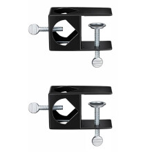 2 Pack Boat Flag Pole Holder Adjustable Stable Metal Boat Flag Pole Black Mount Holder Boats Accessories