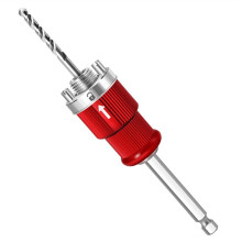 Woodworking Hole Opener Quick Stripping Pipe Self-Locking Extensions Rod Woodworking Hole Opener Connecting Rod