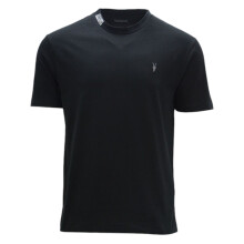 (Black, L) All Saints Mens Short Sleeve T Shirts Casual