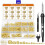 Heat-Set Insert Tip Set,Soldering Iron with 350Pcs Thread Inserts,6Pcs Heat-Set Insert Tips (M2-M8) EU Plug 1