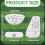 100pcs Golf Putter Strips Self-Learning Alignment Stick 4