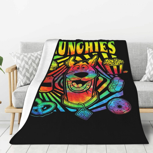 Scooby Doo plush throw blanket 50" x 40" 2