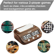 LEAP Chess Clock Digital Chess Timer with Count Countdown,Portable Game Timer for Chess,Board Games & Tournament