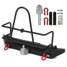 Rear bumper for tracked vehicle