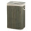Cesta de ropa cuadrada gris 1