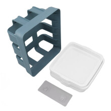 Assiette à garniture rectangulaire en plastique pour fondue chinoise