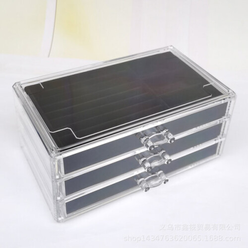 Scatola organizer per camera da letto e sala da pranzo, nera