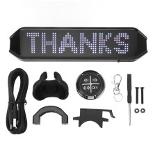 Panneau publicitaire LED pour voiture 225 x 55 x 15 mm