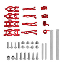 Kit de mise à niveau pour voiture télécommandée 1/16" en aluminium rouge