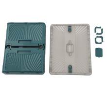 Caja de almacenamiento grande de color verde