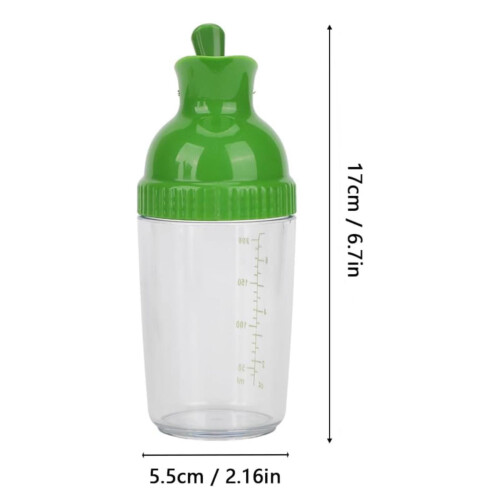 Salladsdressingbehållare med lock, 200 ml, 2-pack 2