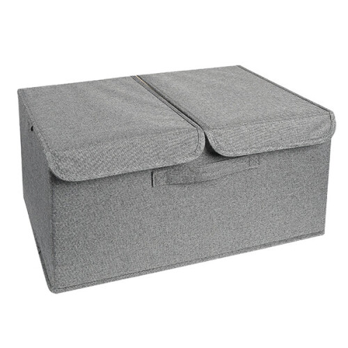 Faltbare Aufbewahrungsbox, dunkelgrau