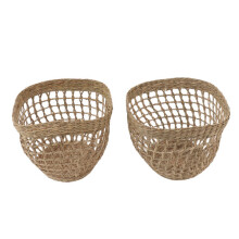 Verpackung aus Seegras-Weidenkörben