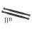 1/6 XTR 8S aluminum steering rods, black, 2 pcs. 1