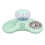 Ciotola doppia CatDogBowl verde 1