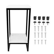Support Ă fleurs noir 60 cm