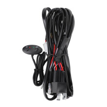 Juego de cables bicolor de 2 m con relación 1:1 para luces LED.