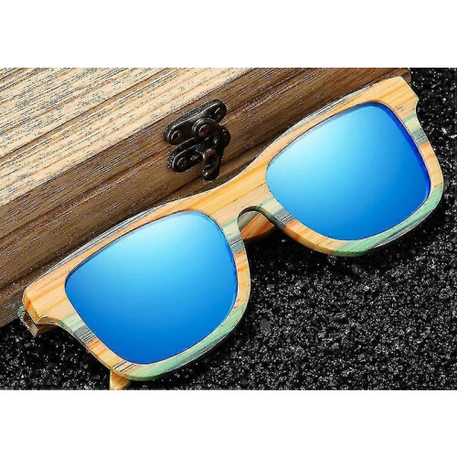Gafas de bambú verde PHRL28411