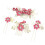 Haarreif mit rosa Perlen und Blumen PHRL28839 1