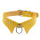 Dames leren halsband van zinklegering PHRL29770 1
