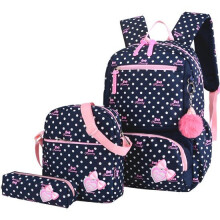 Geweldige 3-in-1 stijlvolle rugzak met print voor kinderen en school.
