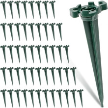 50 stuks plastic lichtpalen van 46 cm, universeel geschikt voor tuinpaden