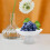 White Ceramic Dessert Plate Stand Tall Tray 2